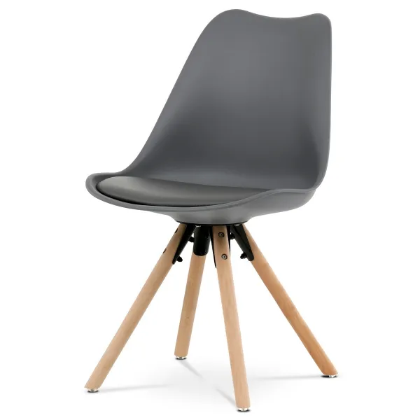 Súprava jedálenských stoličiek CT-762 GREY, 4 ks
