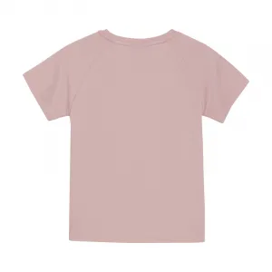 Dievčenské tričko s krátkym rukávom COLOR KIDS Girls T-shirt W. Print -S S-5077-Coral Blush