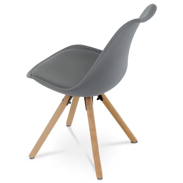 Súprava jedálenských stoličiek CT-762 GREY, 4 ks