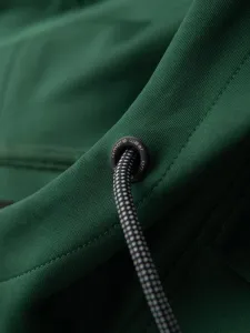 Pánska mikina s kapucňou na zips- zelená