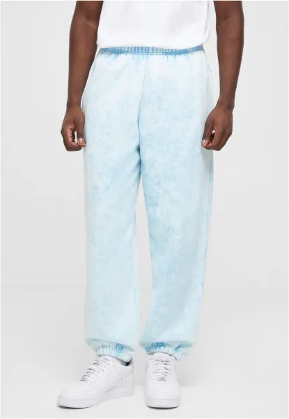 Towel washed sweatpants balticblue