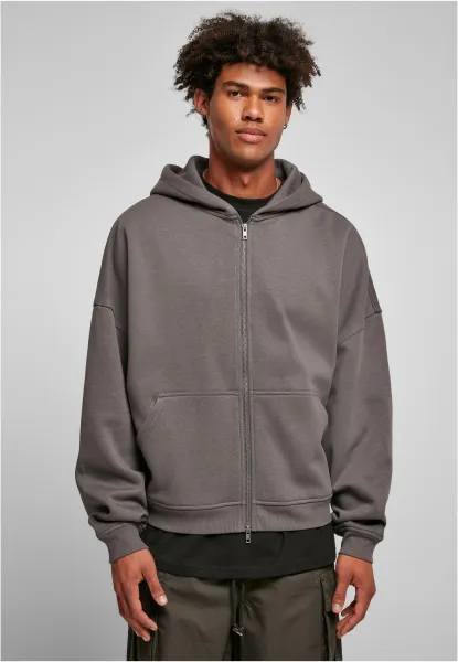 Organic dark shadow with a hood with a zipper from the 90s