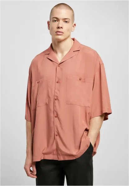 Oversized Terracotta Recreational Shirt