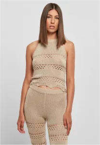 Women's short crocheted neck warmer Top softseagrass