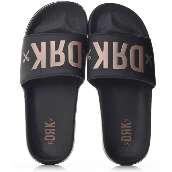 DRK LAGUNA Dámske šľapky, čierna, veľkosť