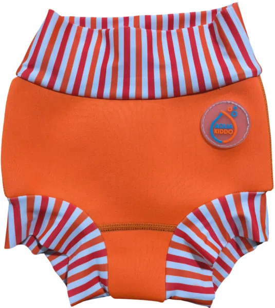 Dojčenské plavky aquakiddo swim nappy neon orange s