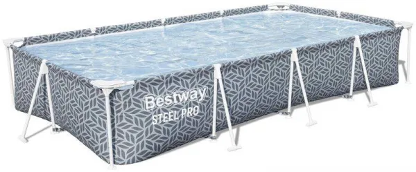 Bestway Bazén Bestway® Steel Pro Set, 3.66m x 2.01m x 66cm, čerpadlo, filtračná kazeta, opravná záplata