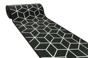 Protišmykový behúň cubes 29 - čierny