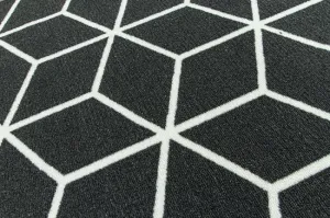 Protišmykový behúň cubes 29 - čierny