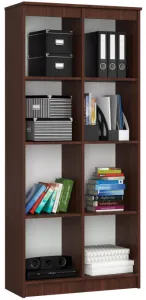 Ak furniture Regál Rexa 80 cm 1 skrinka a 4 police wenge
