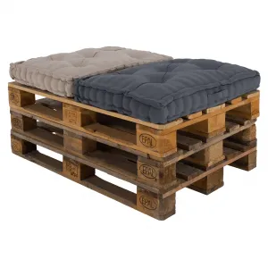 Vankúš na paletové sedenie, tmavosivá, LEGNO