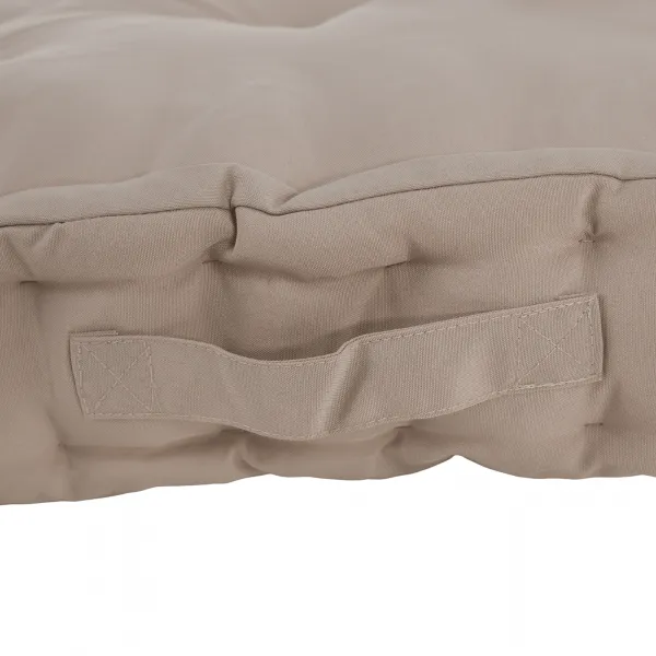 Vankúš na paletové sedenie, hnedosivá Taupe, LEGNO