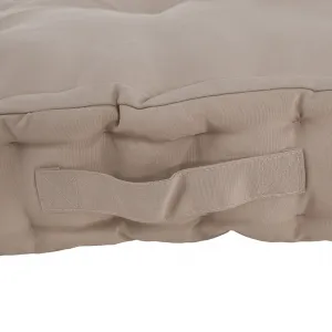 Vankúš na paletové sedenie, hnedosivá Taupe, LEGNO