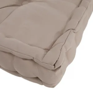 Vankúš na paletové sedenie, hnedosivá Taupe, LEGNO