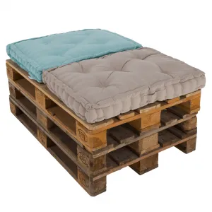 Vankúš na paletové sedenie, hnedosivá Taupe, LEGNO