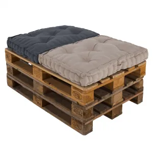 Vankúš na paletové sedenie, hnedosivá Taupe, LEGNO