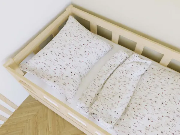 Bavlnené obliečky LUČNÉ KVETY na jednolôžko