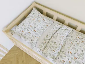 Bavlnené detské obliečky ZVIERATKÁ na jednolôžko Zvoľte rozmer: 140x200 / 70x90