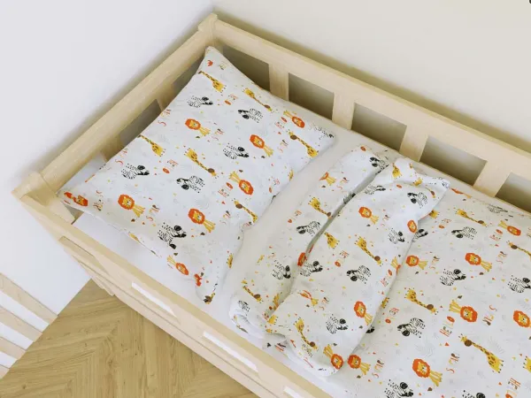 Bavlnené detské obliečky SAFARI na jednolôžko Zvoľte rozmer: 90x130 / 40x60