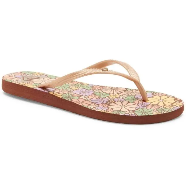 Roxy BERMUDA PRINT Dámske žabky, mix, veľkosť 39