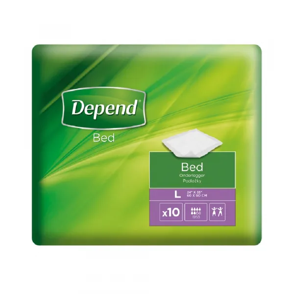 Depend Bed Large 60x90 cm absorbčné podložky 10 ks