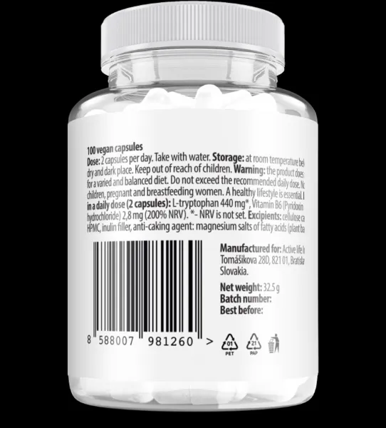 Zerex L-tryptofán + B6