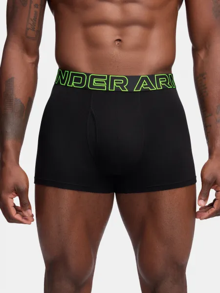 3PACK pánske boxerky Under Armour čierne (1383891 004) S, trenky
