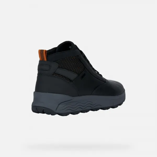 Black men's sneakers Geox Spherica 4X4 B ABX - Men's