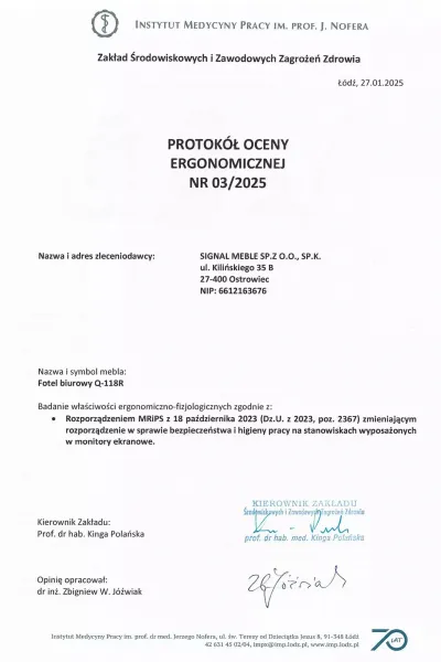 Signal Kancelářská židle Arvia šedá