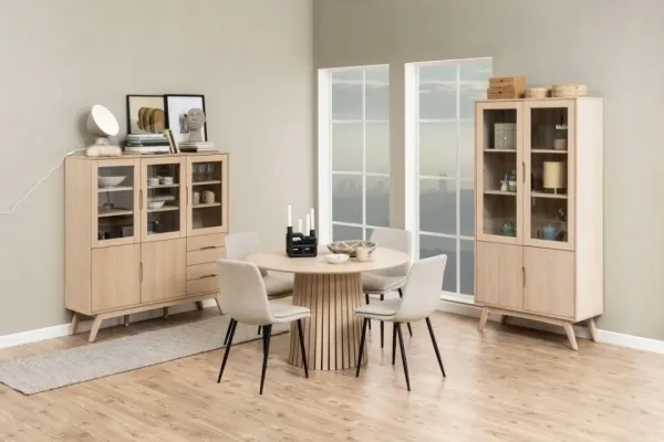 Actona Jídelní židle Becca béžová/černá