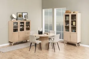 Actona Jídelní židle Becca béžová/černá