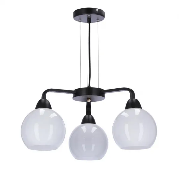 Závesná lampa Caldera 3x60W E27 tienidlo biele