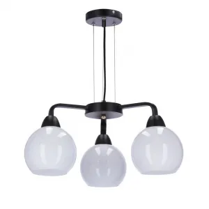Závesná lampa Caldera 3x60W E27 tienidlo biele