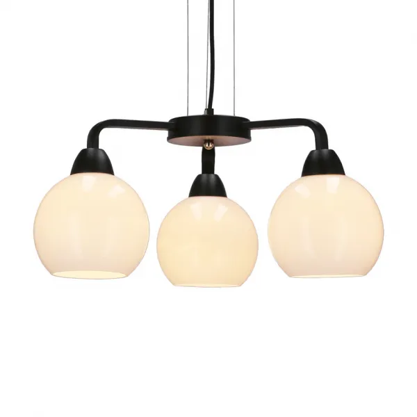 Závesná lampa Caldera 3x60W E27 tienidlo biele