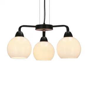 Závesná lampa Caldera 3x60W E27 tienidlo biele