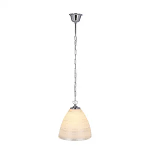 tienidlo na závesnú lampu Scordia chróm, biele a strieborné
