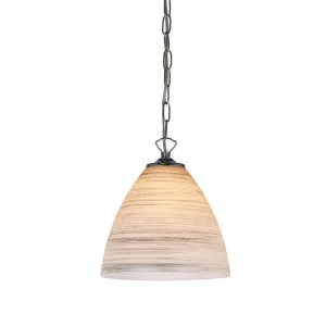 tienidlo na závesnú lampu Scordia chróm, biele a strieborné