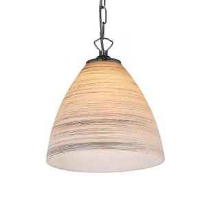 tienidlo na závesnú lampu Scordia chróm, biele a strieborné