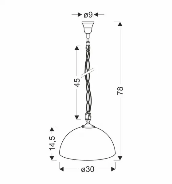 Závesná lampa Trezza mosadz 1x60w e27 ecru tienidlo