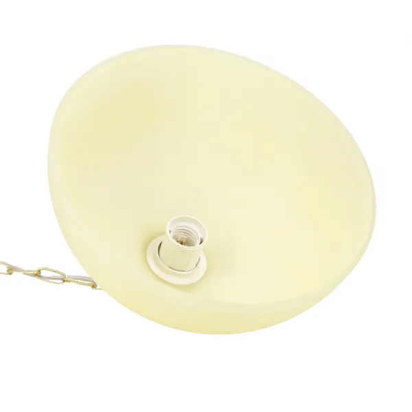 Závesná lampa Trezza mosadz 1x60w e27 ecru tienidlo