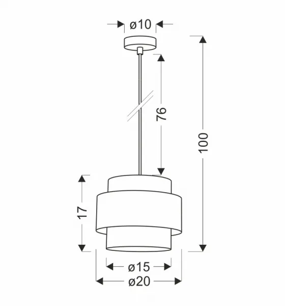 Závesná lampa z ratanu s tienidlom E27, biela+krémová