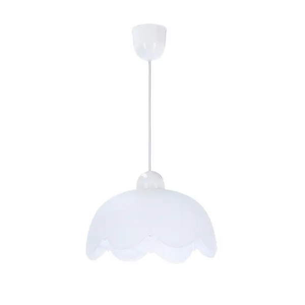 Závesná lampa Pansy 25 1x60W e27 biele tienidlo