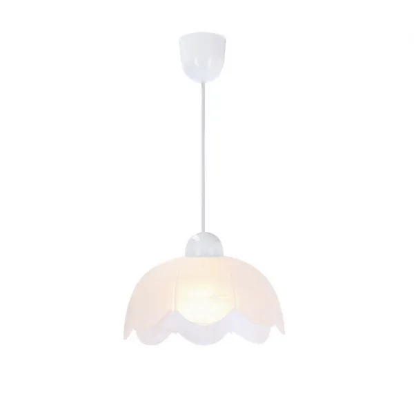Závesná lampa Pansy 18 1x60W e27 biele tienidlo