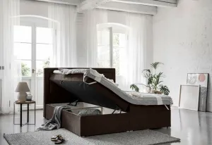 ArtElta Manželská posteľ VIVRE Boxspring | 140 x 200 cm Farba VIVRE: Monolith 29