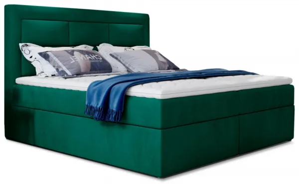 ArtElta Manželská posteľ VIVRE Boxspring | 140 x 200 cm Farba VIVRE: Monolith 37