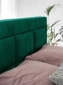 ArtElta Manželská posteľ VIVRE Boxspring | 140 x 200 cm Farba VIVRE: Monolith 37