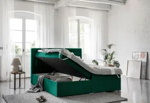 ArtElta Manželská posteľ VIVRE Boxspring | 140 x 200 cm Farba VIVRE: Monolith 37