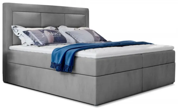 ArtElta Manželská posteľ VIVRE Boxspring | 140 x 200 cm Farba VIVRE: Monolith 84