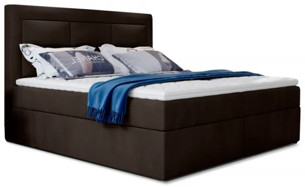 ArtElta Manželská posteľ VIVRE Boxspring | 140 x 200 cm Farba VIVRE: Monolith 29