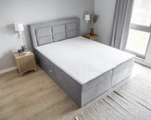 ArtElta Manželská posteľ VIVRE Boxspring | 140 x 200 cm Farba VIVRE: Monolith 84